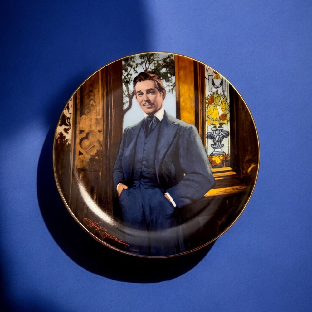 W.L. George Gone With The Wind 50th Anniver “Frankly My Dear” Collection Plate